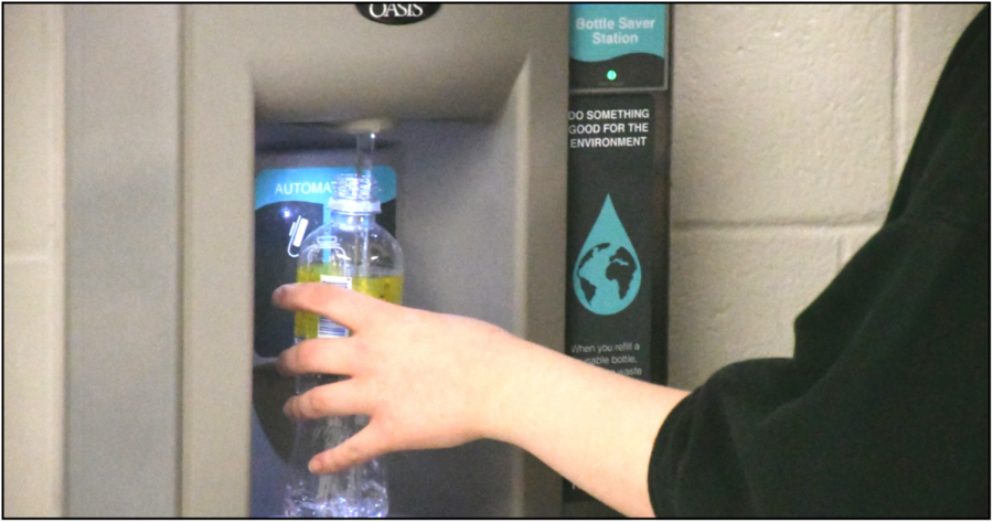 Water bottle refill stations were installed in the months leading up to winter break. The stations are one of several upgrades the administration says it hopes will makes students happier to be at Boone.
