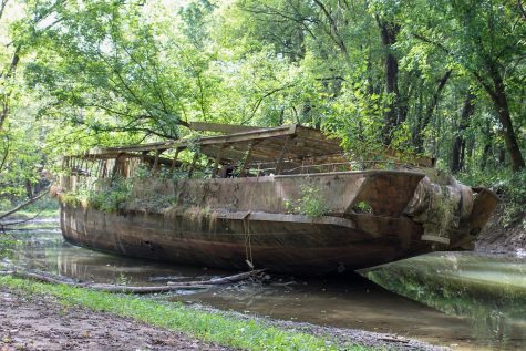 Remains of the Sachem rest in Boone County’s Taylor Creek, but trespassing on the site is illegal and potentially dangerous.