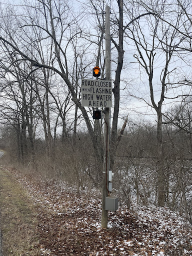 Signs along Cody Road in both directions flash when the road is closed.